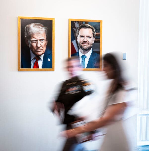 Captured by government photographer Daniel Torok, the new official portrait offers a close-up view of President Trump.