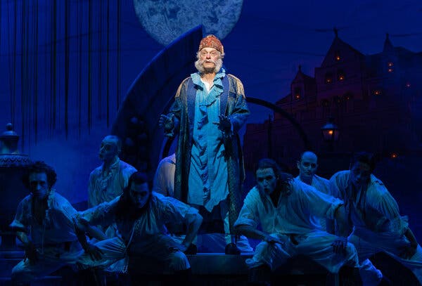 David Hyde Pierce shines with his signature deadpan as Major-General Stanley in ‘Pirates! The Penzance Musical’ at Manhattan’s Todd Haimes Theater.