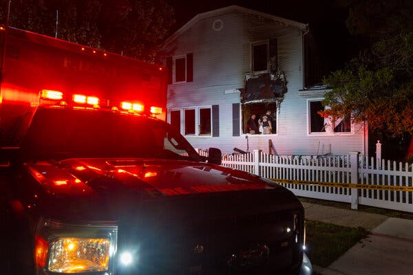 Authorities Hunt Suspect After Fatal Fire Claims Lives of Elderly Couple in Queens