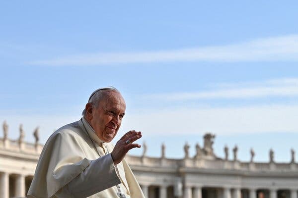 Pope Francis in 2022. Throughout his 12-year pontificate, he gained worldwide attention for historic statements that inspired both liberal Catholics and secular audiences.