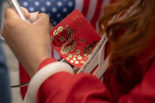 Cash-Filled Red Envelopes Circulate at Eric Adams’ Campaign Events