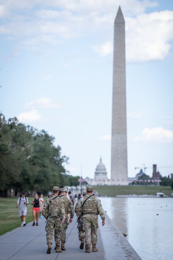 Crime Surges in Republican-Led States as National Guard Troops Serve in Washington
