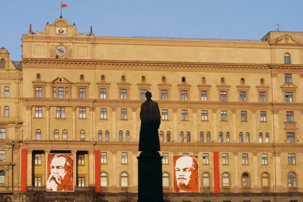 The KGB headquarters in Moscow in 1982. Russian espionage culture often prioritizes long-term strategic planning over immediate gains.