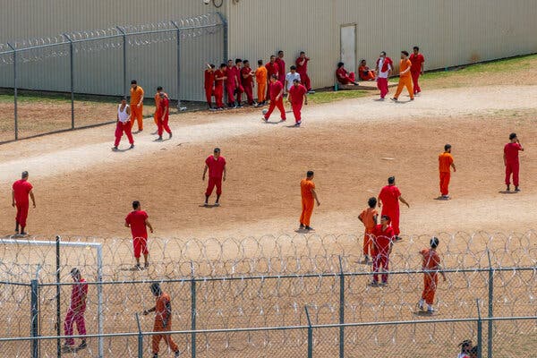The Bluebonnet Detention Facility in Anson, Texas, where Venezuelan detainees central to a recent Supreme Court ruling are being held.