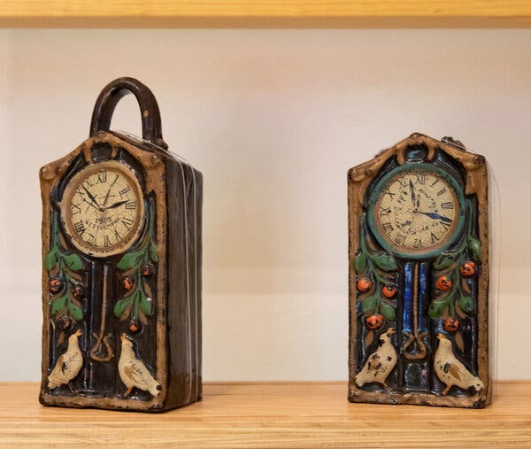 Frida Kahlo’s hand-engraved ornamental clocks featured in an exhibition highlighting the significance of Casa Azul in her life and artistry.