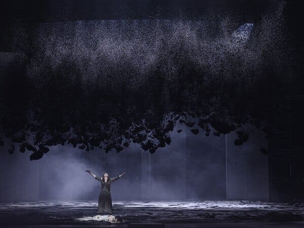 Simon McBurney’s production of Modest Mussorgsky’s “Khovanshchina” was showcased at the Salzburg Easter Festival and is scheduled for the Metropolitan Opera.