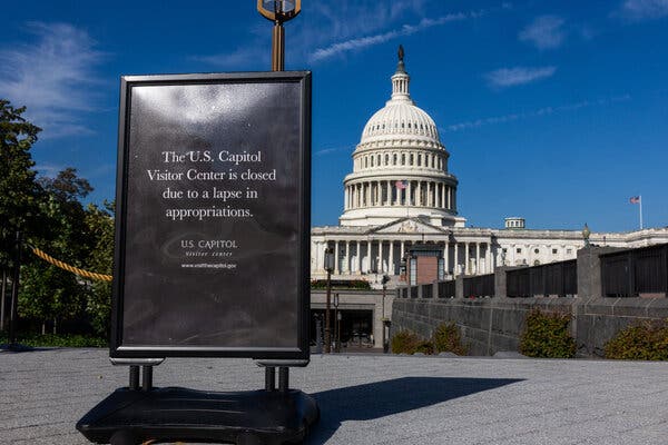 Government Shutdown Sparks Confusion for Workers but Minimal Public Disruption on Day One