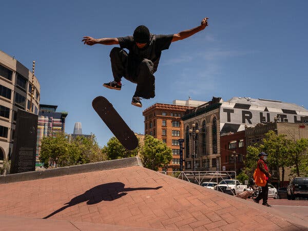 How Skateboarders Revitalized San Francisco’s Troubled U.N. Plaza