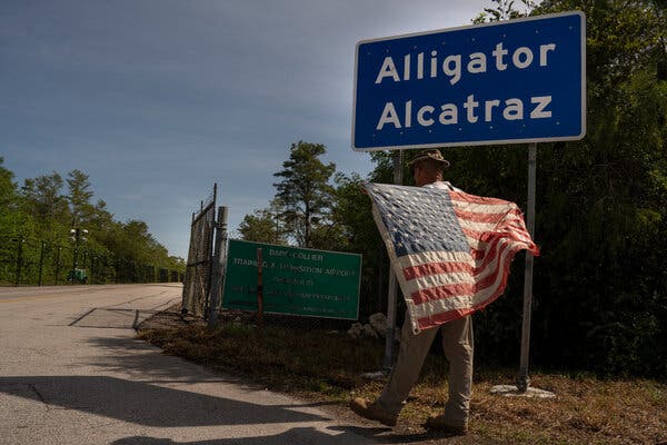 Inside Florida’s Remote Everglades Detention Center: Struggles and Controversies