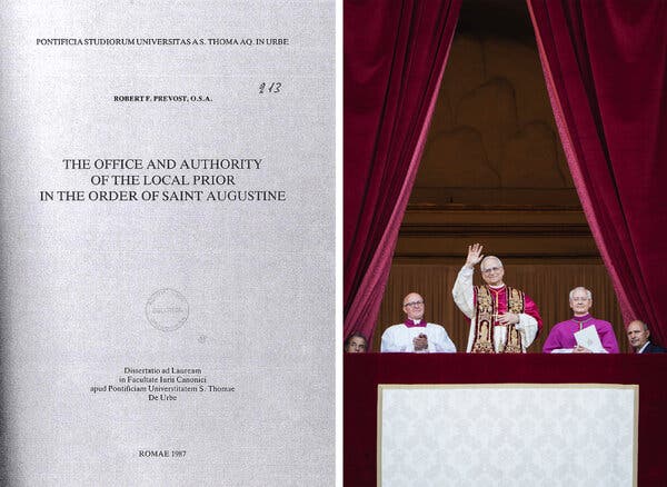 Robert Prevost’s mid-1980s doctoral thesis reveals early insights into the leadership principles of the newly elected Pope Leo XIV.