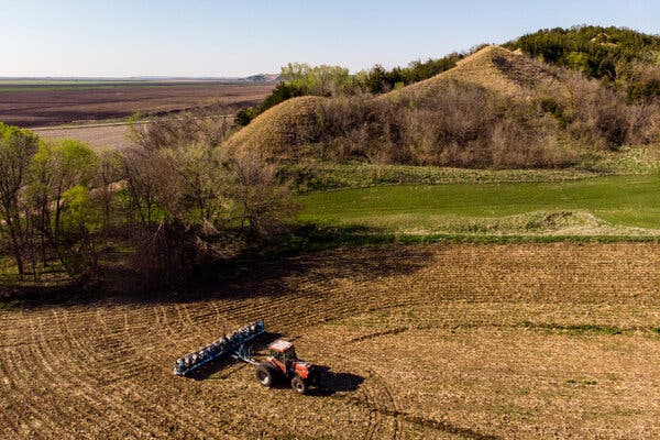 In early April, farmers across western Iowa prepared their land for the upcoming spring planting season.