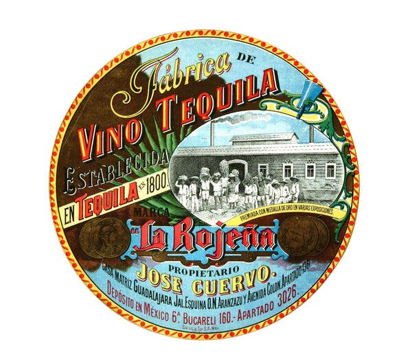 A 1904 José Cuervo label showcasing the brand’s early international success driven by savvy business practices.