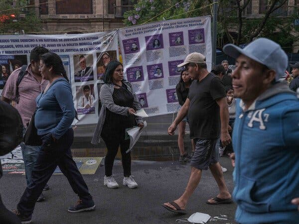 Mexico’s Judicial Overhaul Vote Could Cement Morena’s Grip on Power
