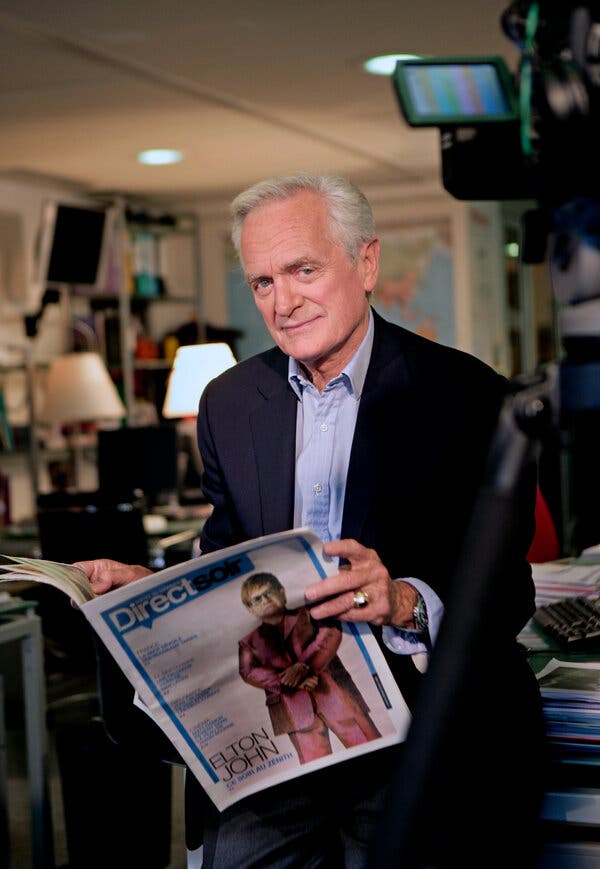 Philippe Labro in 2004. President Emmanuel Macron praised him as a writer of popular, French, and universal history.