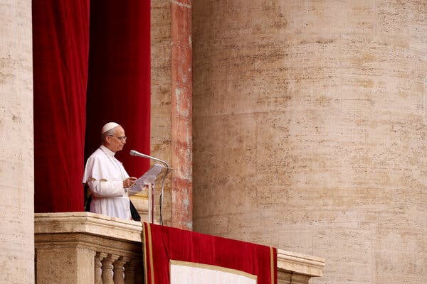 Pope Leo XIV Urges Global Peace in First Sunday Blessing
