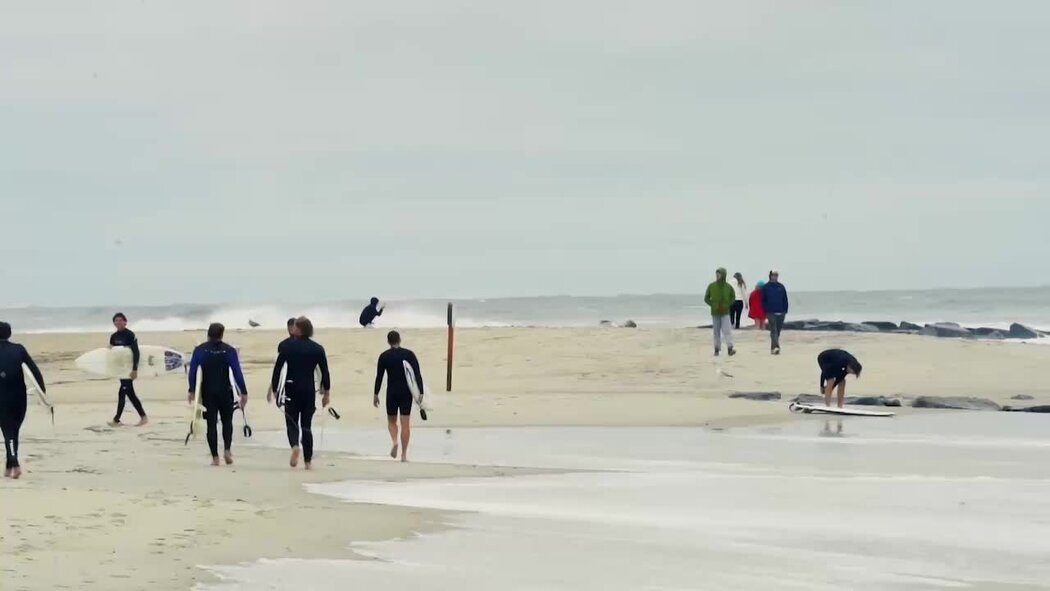 Rare Summer Swell Transforms Long Island into a Surfer’s Haven
