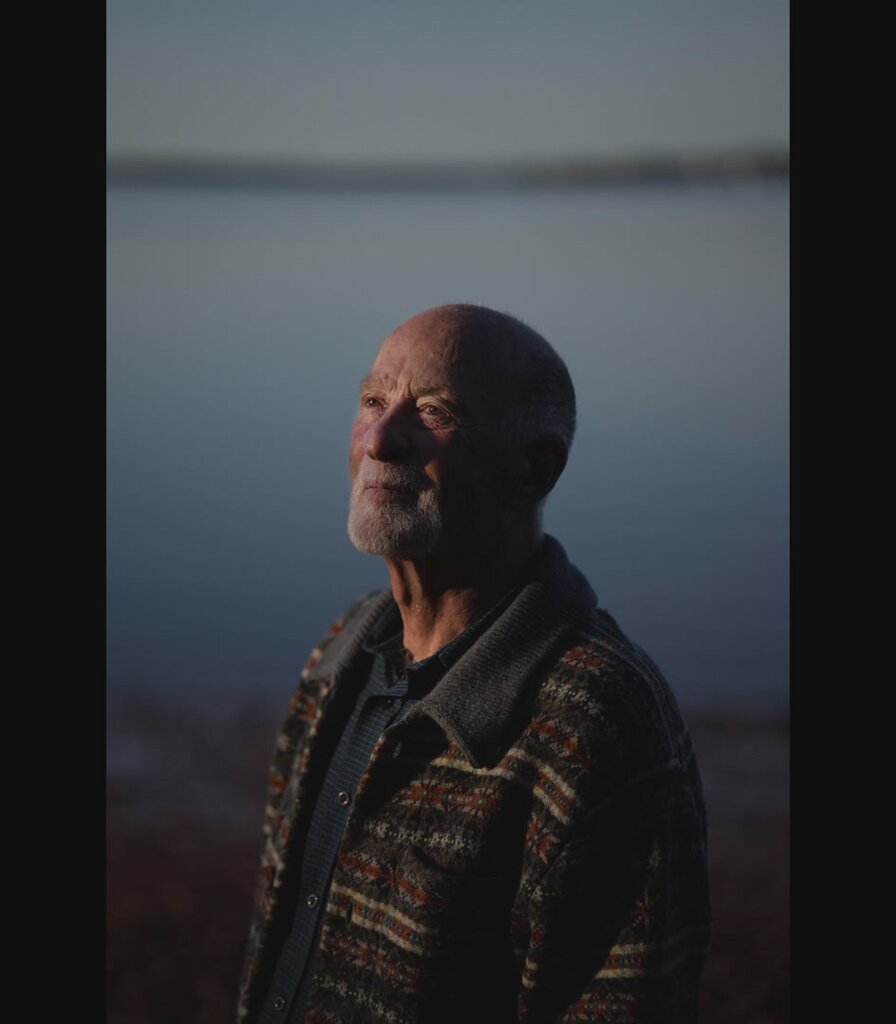 Richard Lemm in 2023 alongside a 1975 photograph. He currently resides in Charlottetown, Prince Edward Island.
