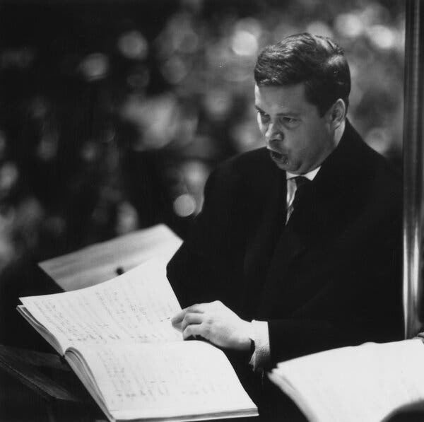 German baritone Dietrich Fischer-Dieskau, whose centennial inspired a research project by one of his last students, Benjamin Appl.