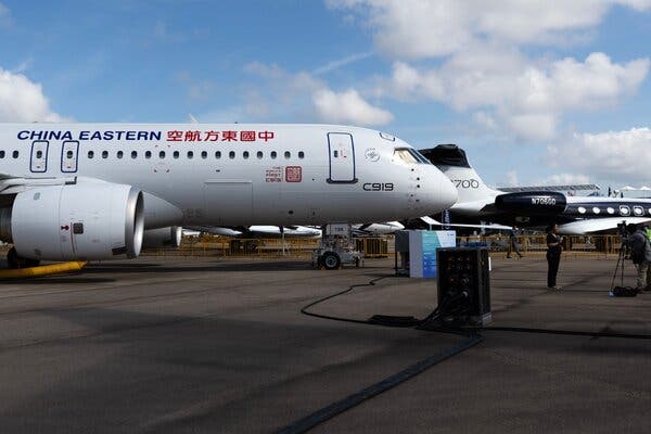 U.S. Restrictions Target China’s C919 Jet, a Symbol of National Ambition
