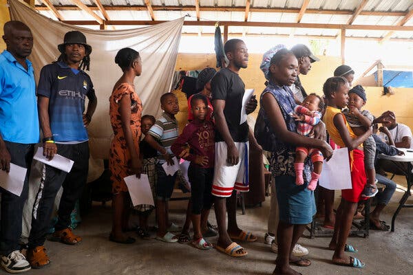 A mobile health clinic hosted by UNICEF and Medecins du Monde in Port-au-Prince, Haiti, last year.