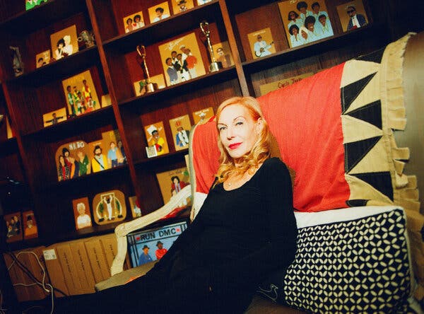 Ute Lemper performing at the Birdsong Society venue in New York City.